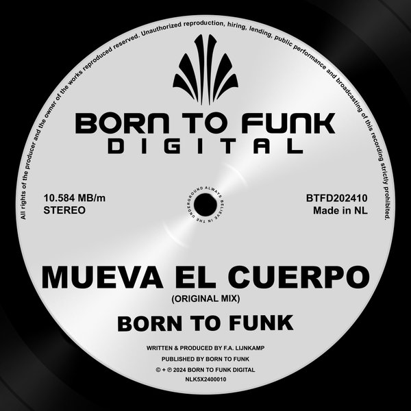 BORN TO FUNK –  Mueva El Cuerpo [Born To Funk Digital]