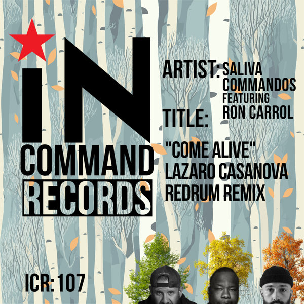 Saliva Commandos, Ron Carroll –  Come Alive(Lazaro Casanova Redrum Remix) [IN-COMMAND Records]