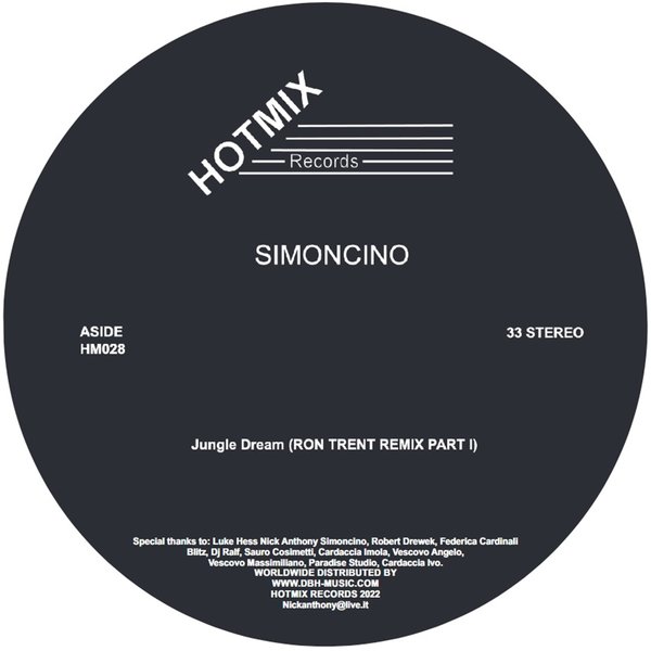 Simoncino –  Jungle Dream Remixes [Hotmix Records]