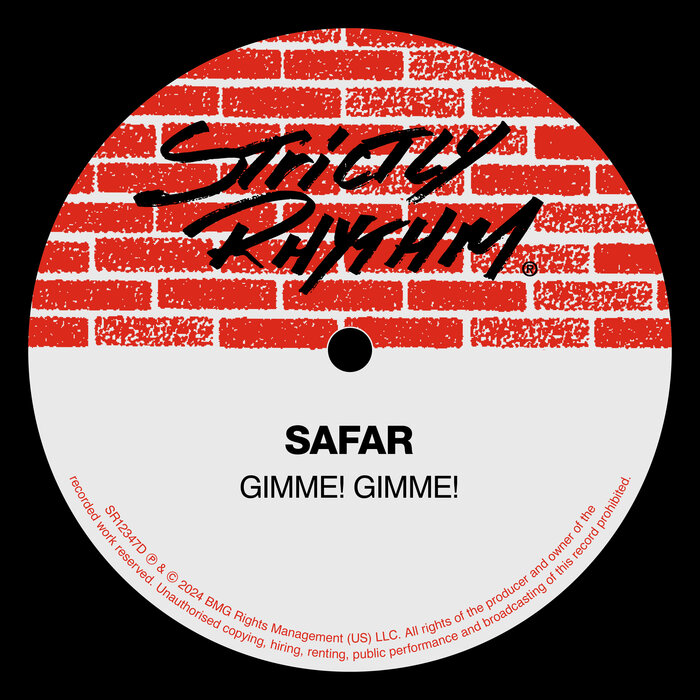 Safar –  Gimme Gimme! [Strictly Rhythm]