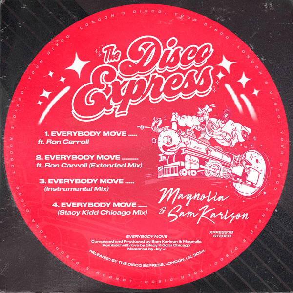 Sam Karlson, Magnolia, Ron Carroll –  Everybody Move [The Disco Express]