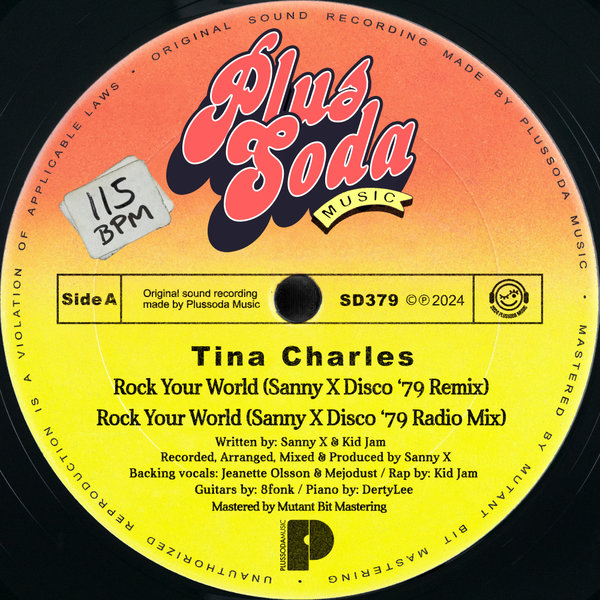 Tina Charles –  Rock Your World (Sanny X Disco &apos;79 Remix) [Plus Soda Music]