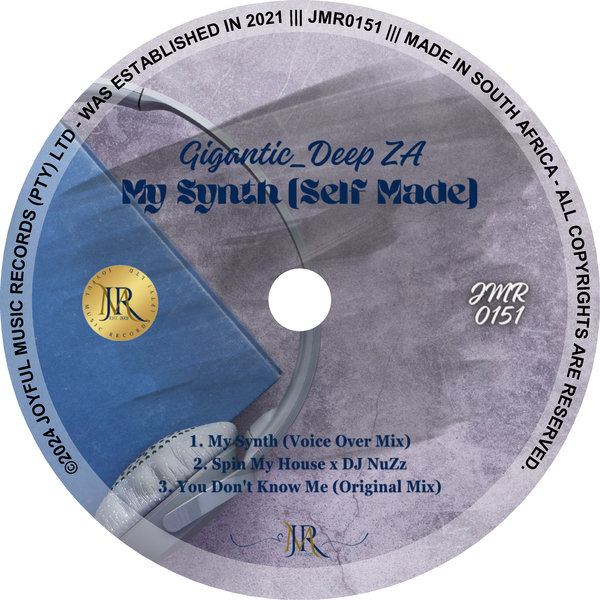 Gigantic_Deep ZA –  My Synth (Self Made) [Joyful Music Records (Pty) Ltd]